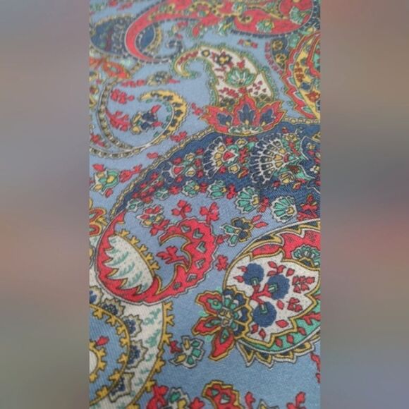 Dior Christian Dior Vintage Silk & Wool Fringe Paisley Formal Scarf - Picture 10 of 12